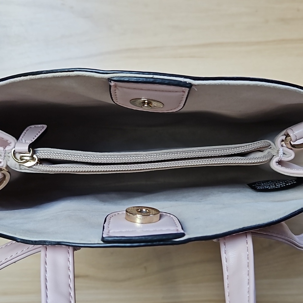 Nanette Lapore adjustable Fun Round Pink backpack Purse - Picture 4 of 8